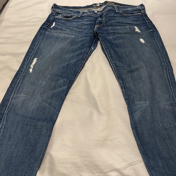 7 For All Mankind Boyfriend Jeans - Picture 3 of 6